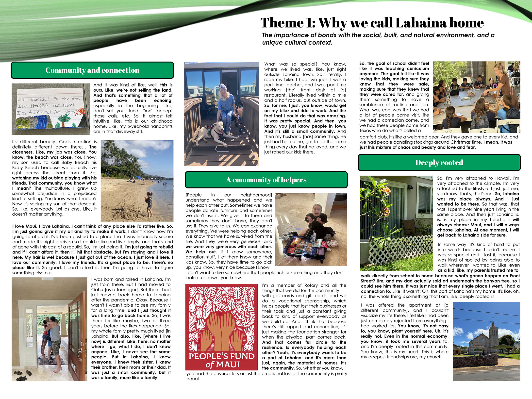Maui Theme 1: Why We Call Lahaina Home