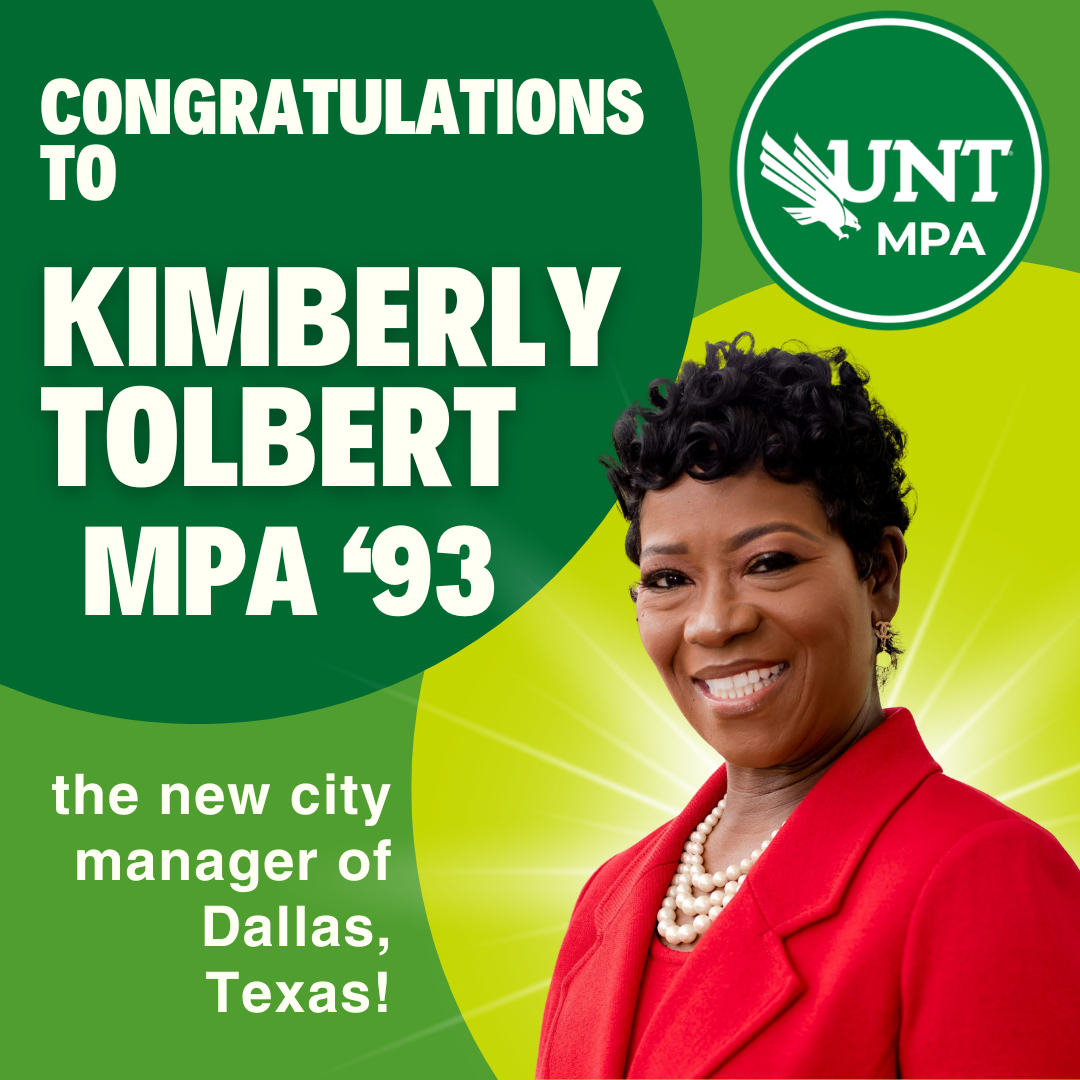 Kim Tolbert Named City Manager of Dallas, TX