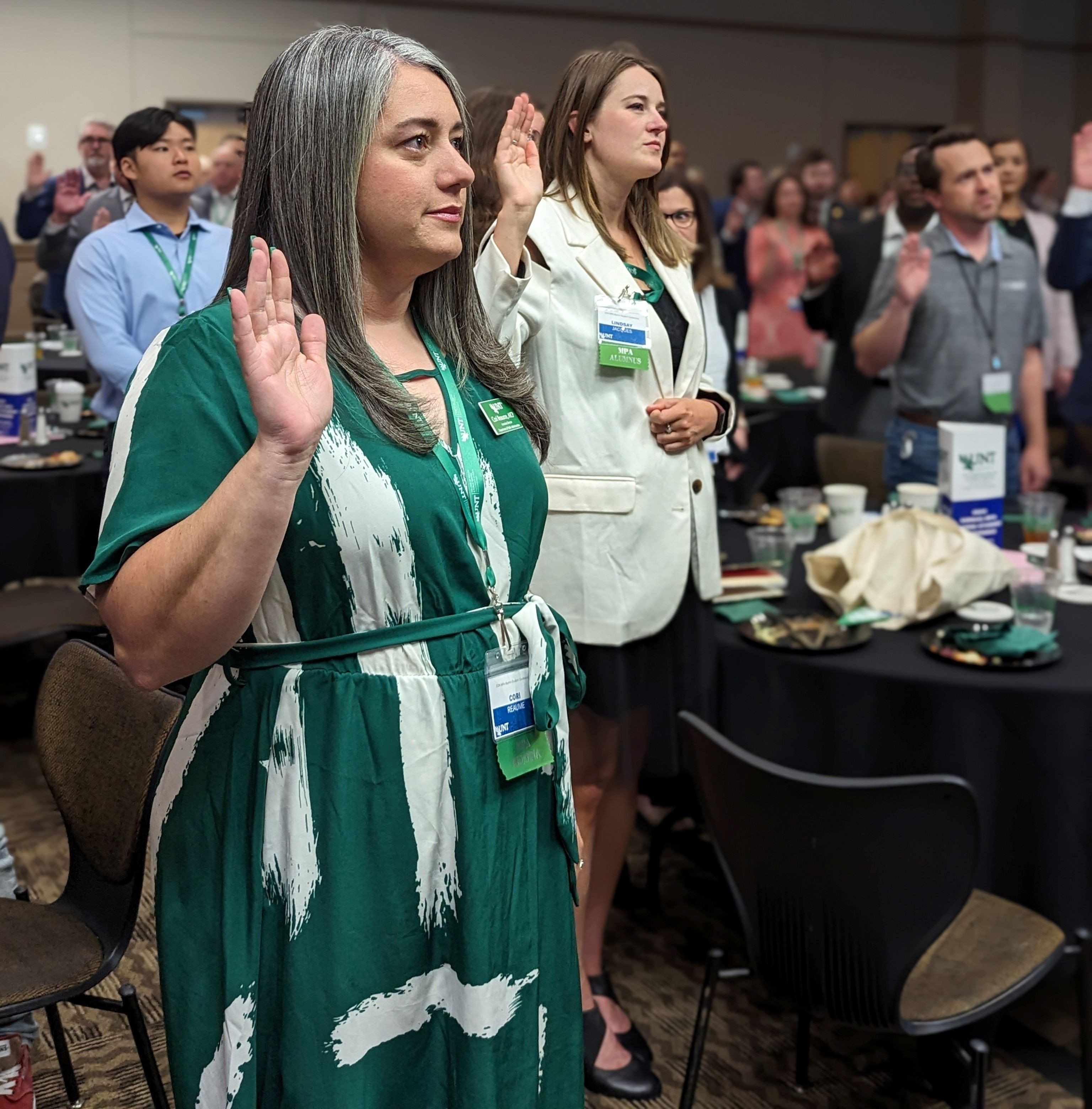 MPA Conference attendees taking the Oath of Public Service