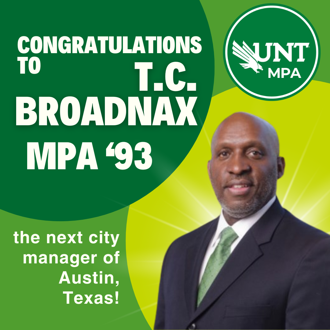 T.C. Broadnax Appointed City Manager of Austin, TX