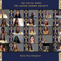 Phi Alpha Honor Society members