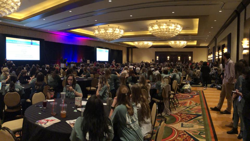 NSSLHA members at a conference